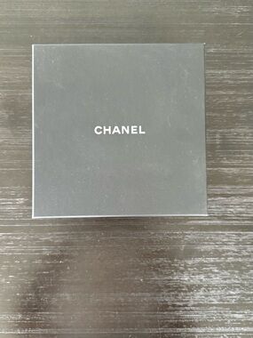 CHANEL Black Box with White Logo